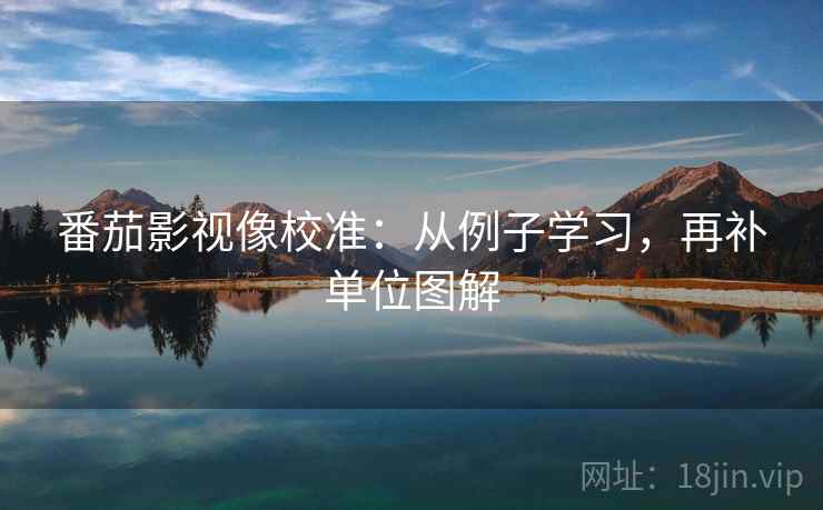 番茄影视像校准：从例子学习，再补单位图解