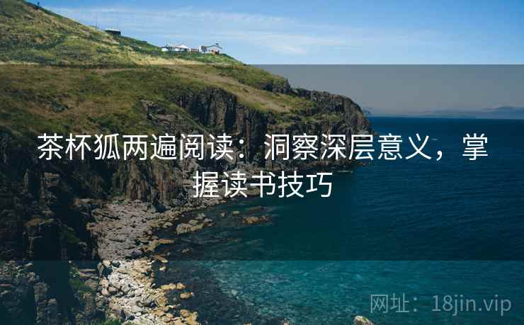茶杯狐两遍阅读:洞察深层意义,掌握读书技巧 茶杯狐两遍阅读:洞察深层意义,掌握读书技巧